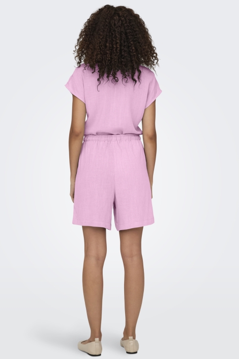 Only onlsiesta mw pull-up lin bl shorts